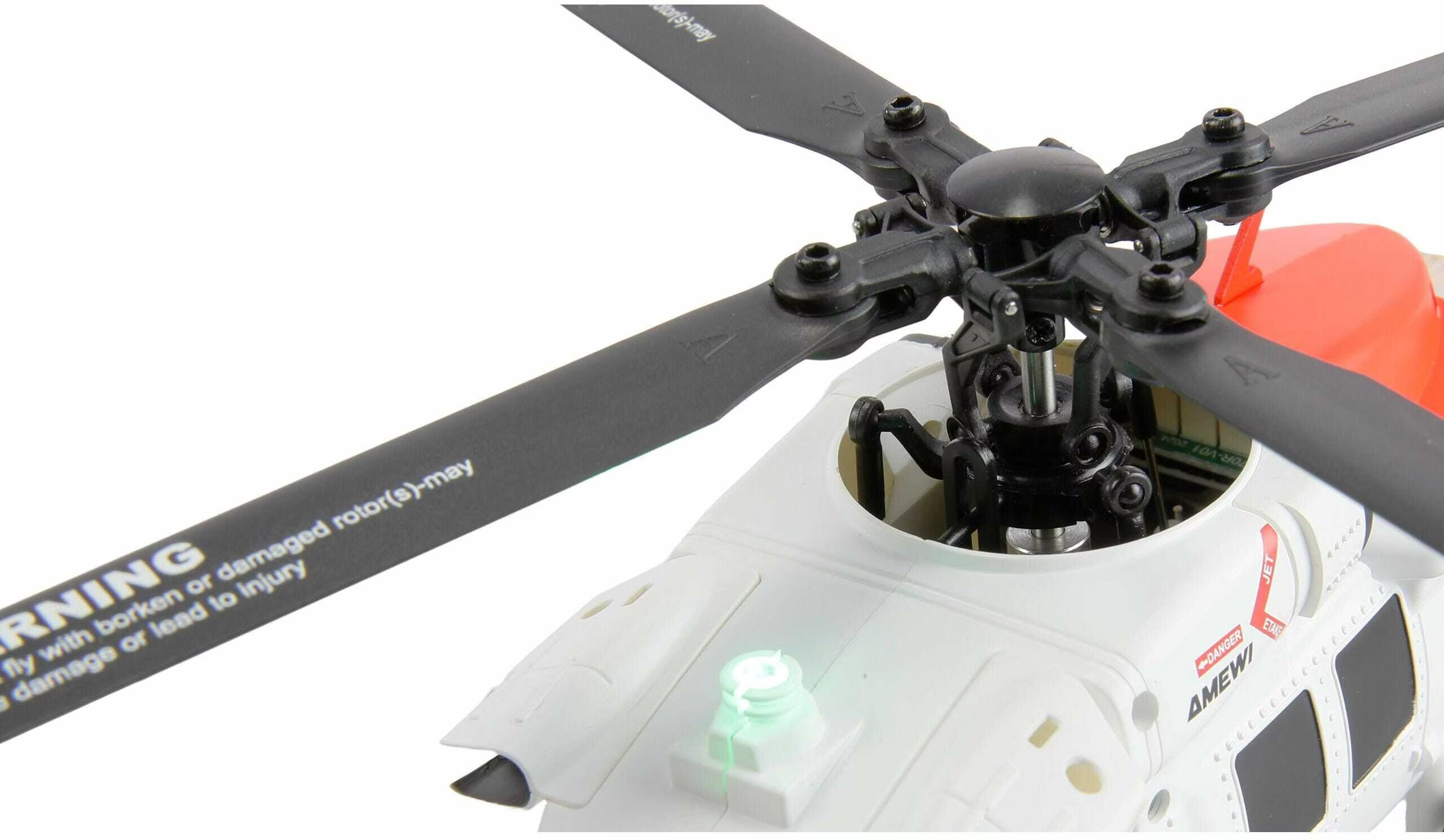 Amewi Batteria LiPo Ricambio Per Elicottero Bell 206 Jet Ranger - 6 Canali, 6G RtF, Art. 25342