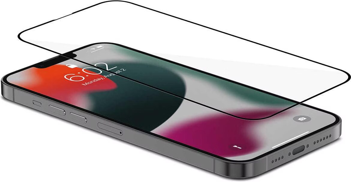 Buy Moshi Iphone 12 Mini Airfoil Pro Anti Shatter Screen Protector Clear With Black Frame Online in UAE