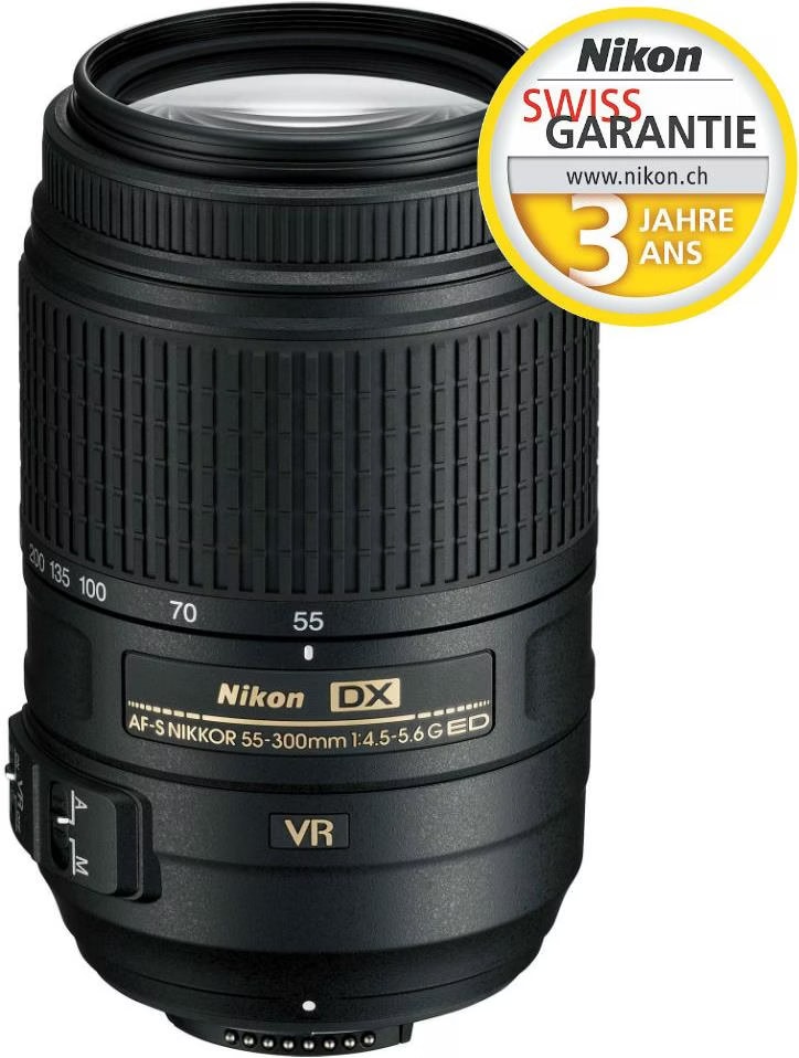 Nikon AF-S DX 55-300mm f/4.5-5.6G ED VR - kaufen bei Digitec