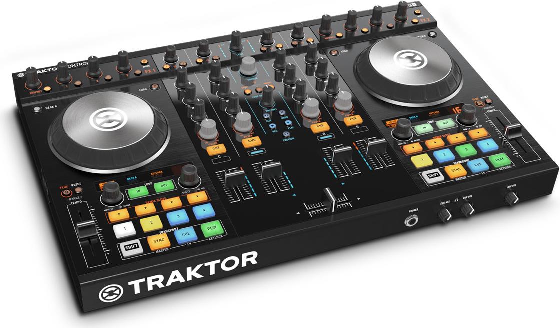 gu2TRAKTOR KONTROL S4 DJコントローラー 通電確認 最強のTraktor専用PCDJコントローラー、Traktor KONTROL S4