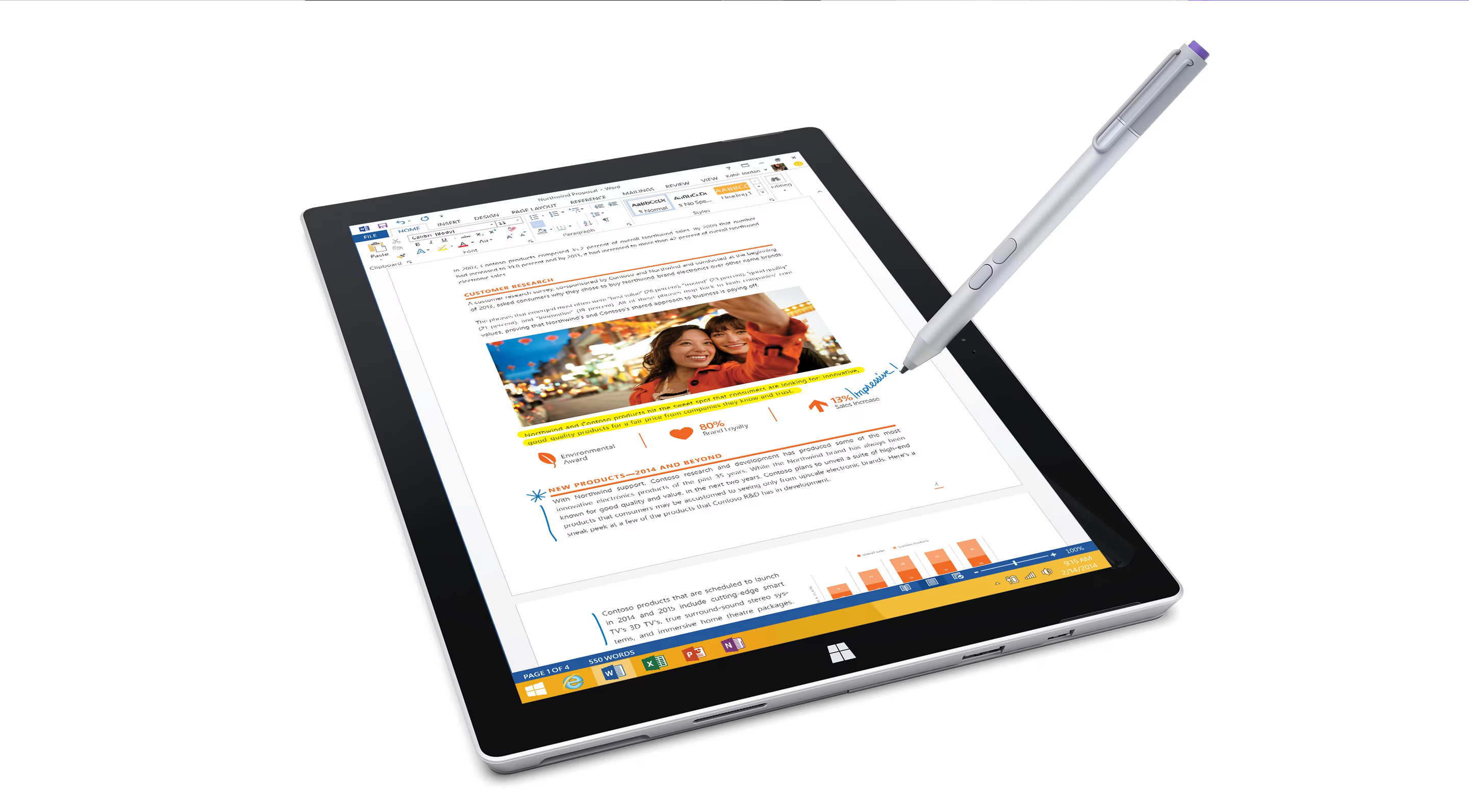 Microsoft Surface Pro 3, 256GB SSD - kaufen bei Digitec