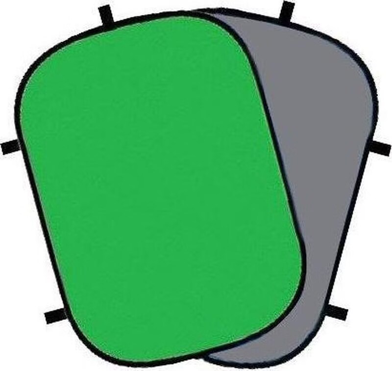 Bresser TR-3 Fondale Pieghevole Chroma Key | Verde/Blu | 150x200 Cm | Per Foto E Video