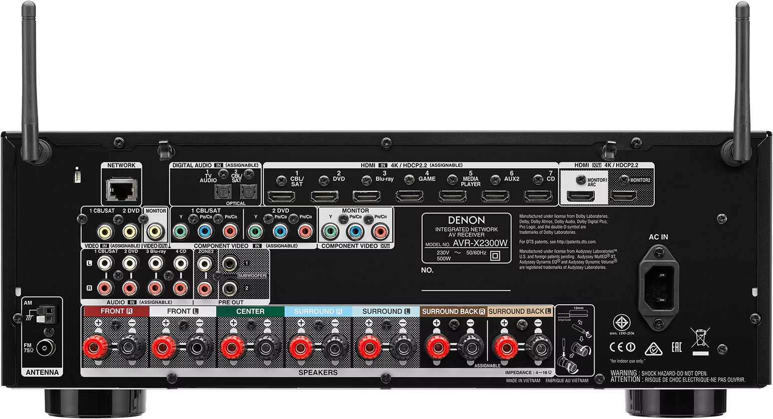 アンプ DENON AVR-X2300W Denon Avr-X2300w - kaufen bei Digitec