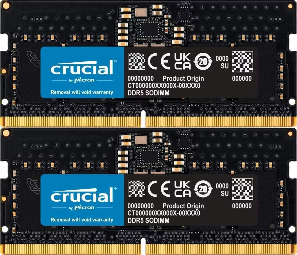 Crucial 32GB×2 DDR5 4800 crucial CT2K32G48C40U5 [DDR5 PC5-38400 32GB 2枚組] 価格比較