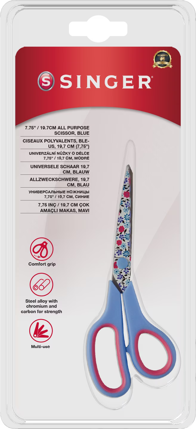 Elegante Kleermakersschaar 22 cm in Rose Goud