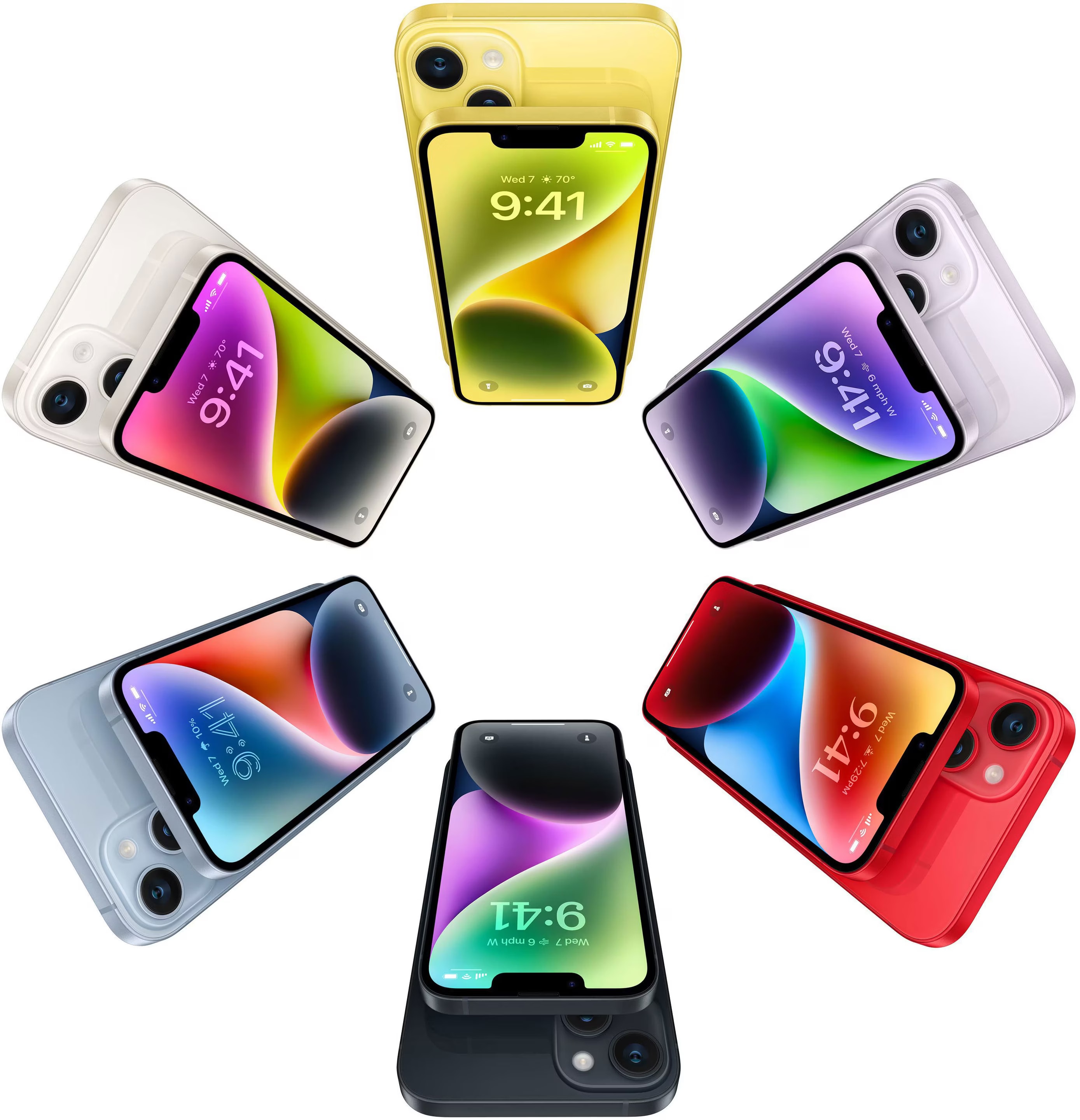 Apple iPhone 14 (128 GB, (PRODUCT)​RED, 6.10