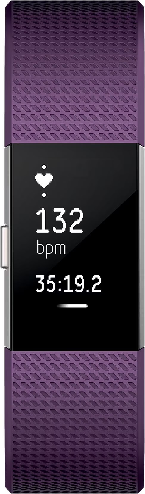 Fitbit Charge2  Plum Lサイズ FB407SPML-JPN Fitbit Charge HR Activity, Heart Rate + Sleep Wristband FB405PMS