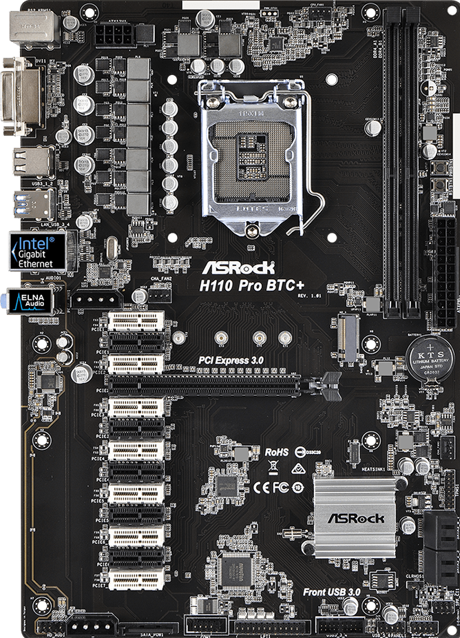 AsRock H110 Pro Btc+ - buy at Digitec