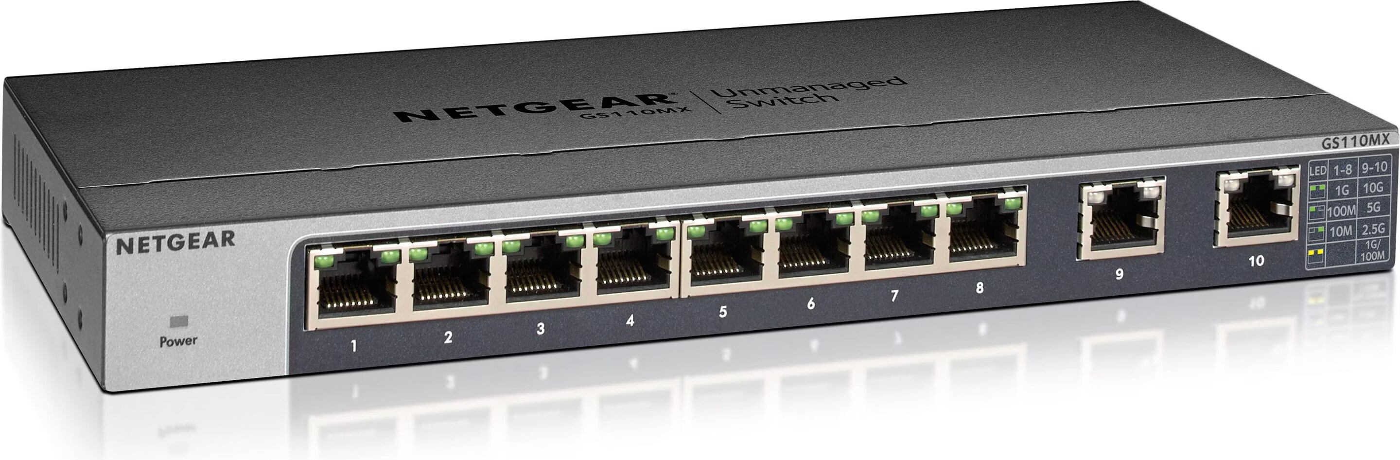 Switch Netgear 8 Porte Multi-Gig 2.5G - Per Rete Cablata, Plug & Play, Montaggio A Parete O Tavolo