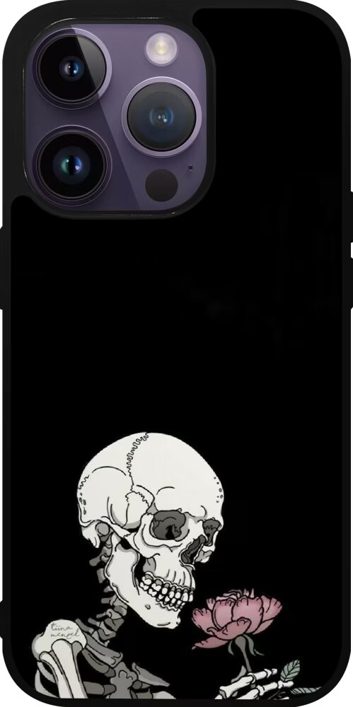 Custodia IPhone 14 Halloween – Morbida E Sottile Con Pipistrelli Neri Opachi, Protettiva Antishock