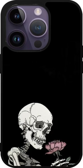Custodia IPhone 14 Halloween – Morbida E Sottile Con Pipistrelli Neri Opachi, Protettiva Antishock