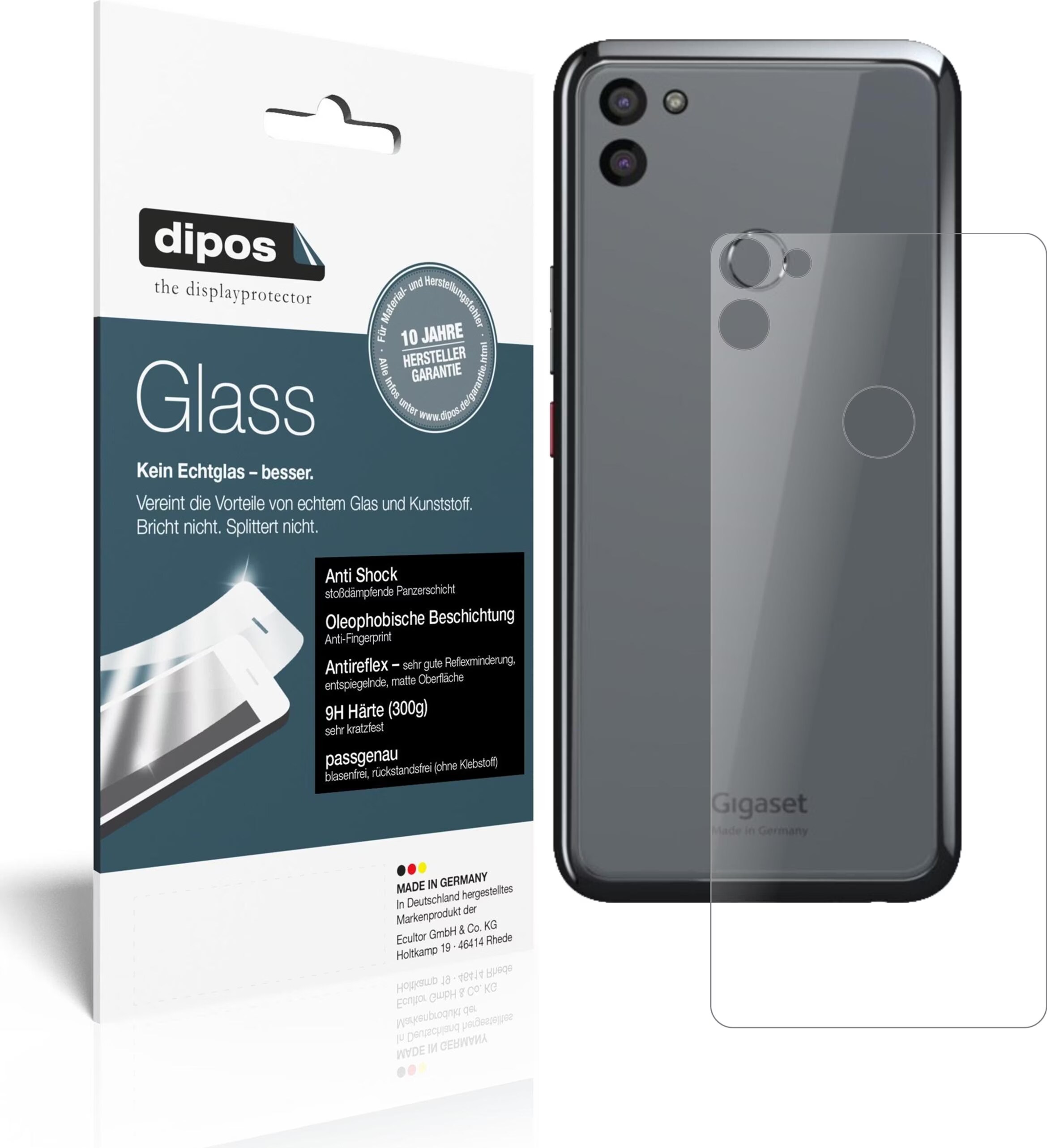 Pellicola Vetro Opaca Per Gigaset GS5 Lite | 3 Pezzi | Protezione