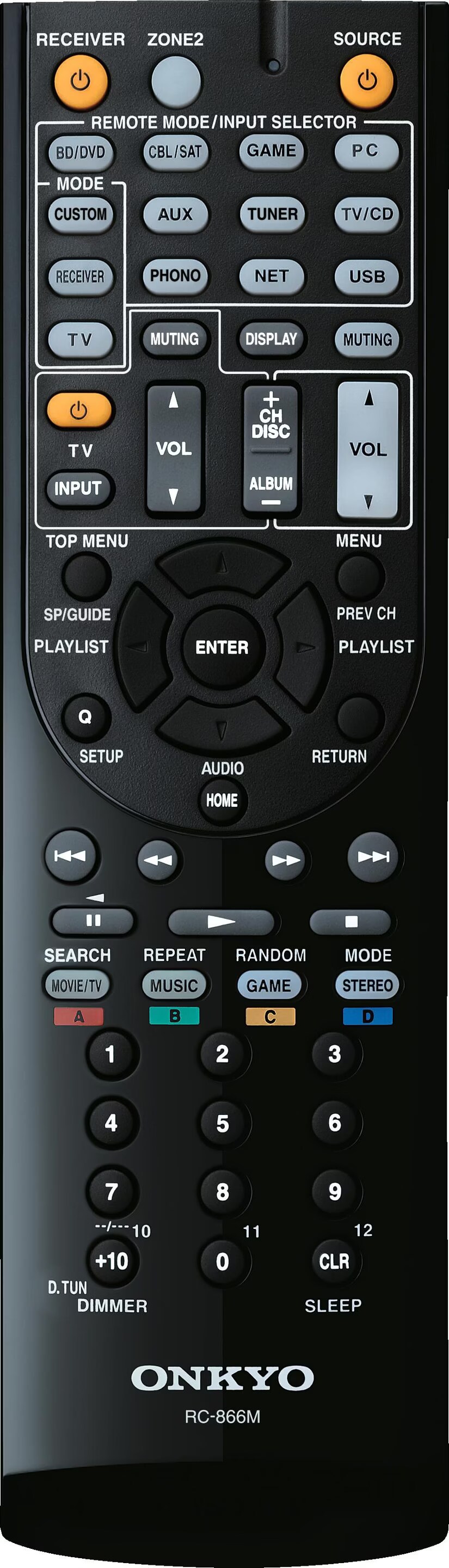 Telecomando Di Ricambio Per ONKYO NR-TX626 - Funziona Subito, Nessuna Programmazione