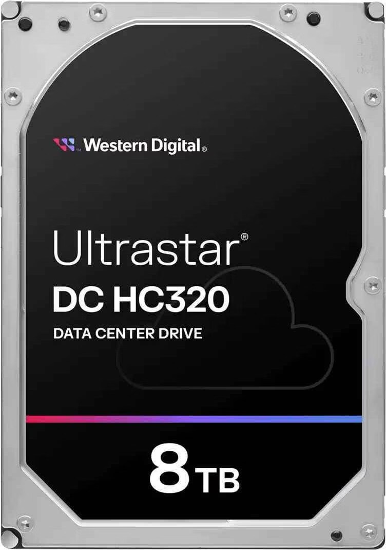 【1416時間・起動5回】WD ULTRASTAR DC HC320 8TB WD Ultrastar DC HC320 8TB HDD SAS Ultra 256MB 7200RPM 4KN SE P3