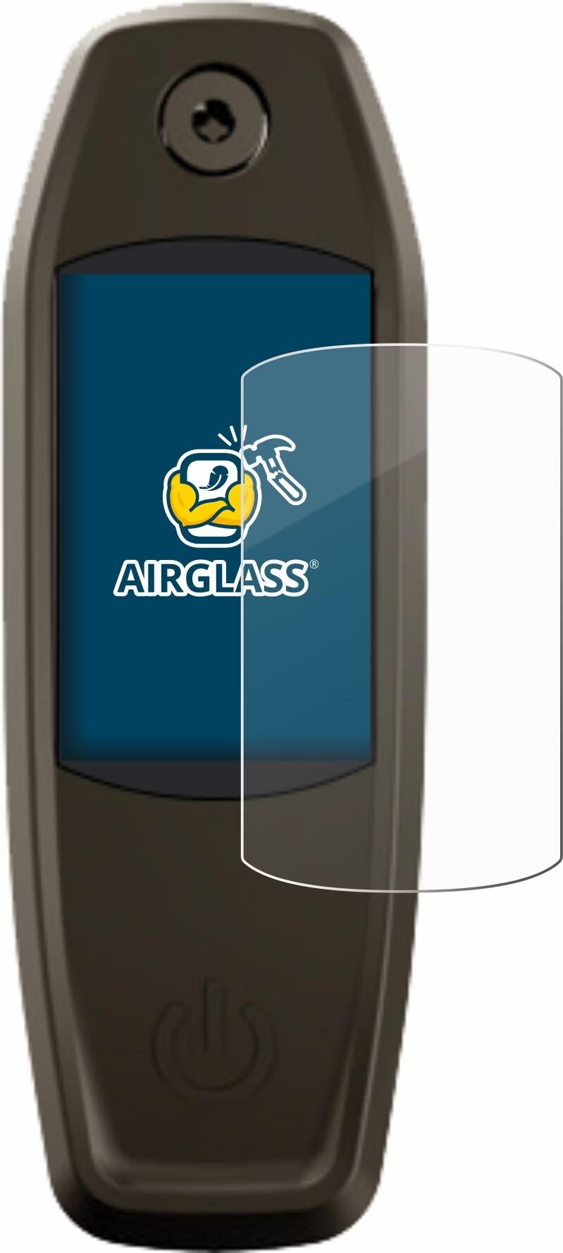 Brotect Pellicola In Vetro Per Gigaset GS195LS - [AirGlass] Durezza 9H, Anti-impronta, Made In Germany - 3