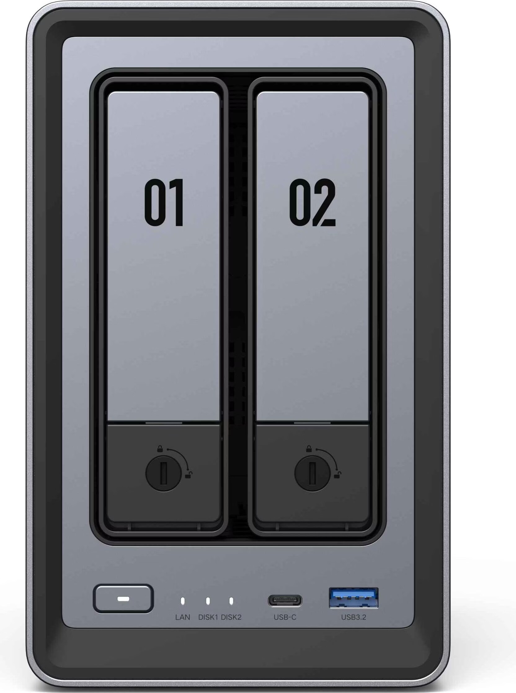 UGREEN⭐新品NASync⭐DXP2800 最大64TB NAS⭐ 2-Bay NAS Storage for Home & Office | 4K Media Server