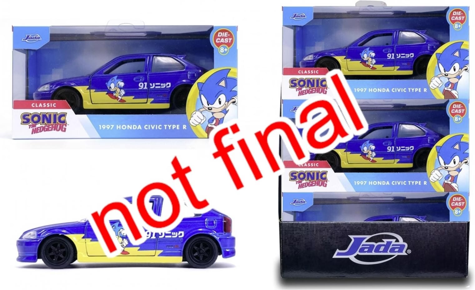 Sonic 1997 Honda Civic Type-R 1:32 | Trgovina - Foto 11