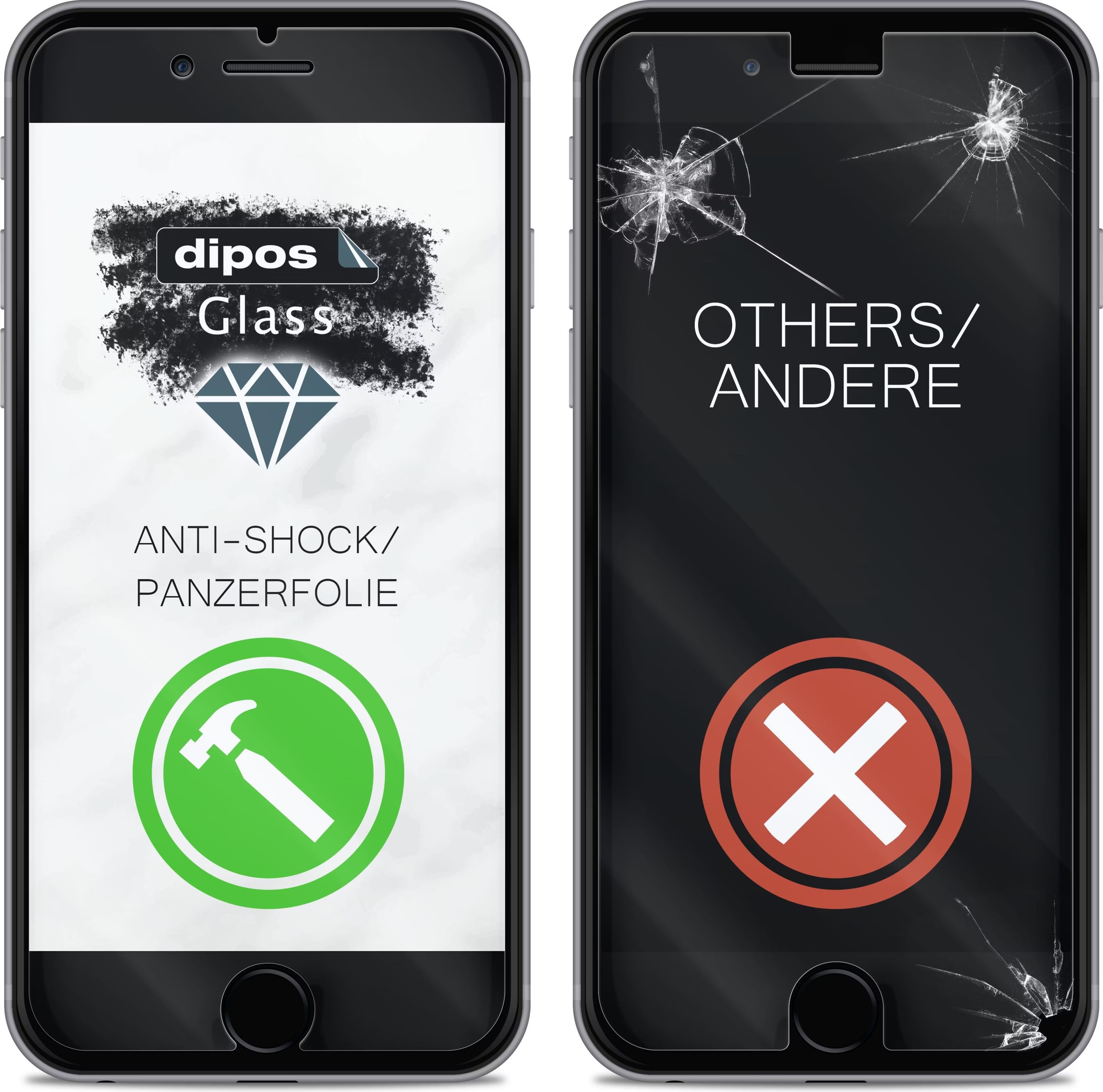 2 Pellicole Protettive Dipos Antiriflesso Per Sony Xperia L2 – Opaca, Anti-impronta, Made In Germany - 3