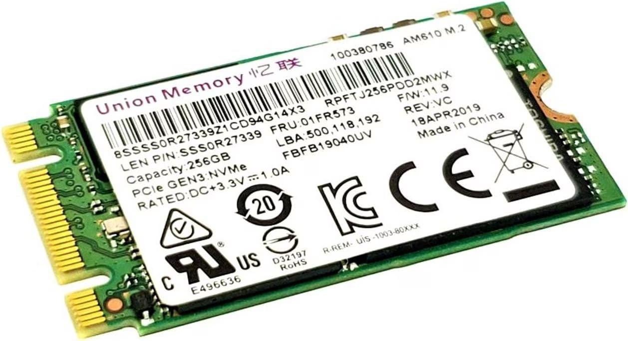 Lenovo Toshiba BG3 256G M.2 2242 PCIe KBG30ZMT256G SSD - Digitec