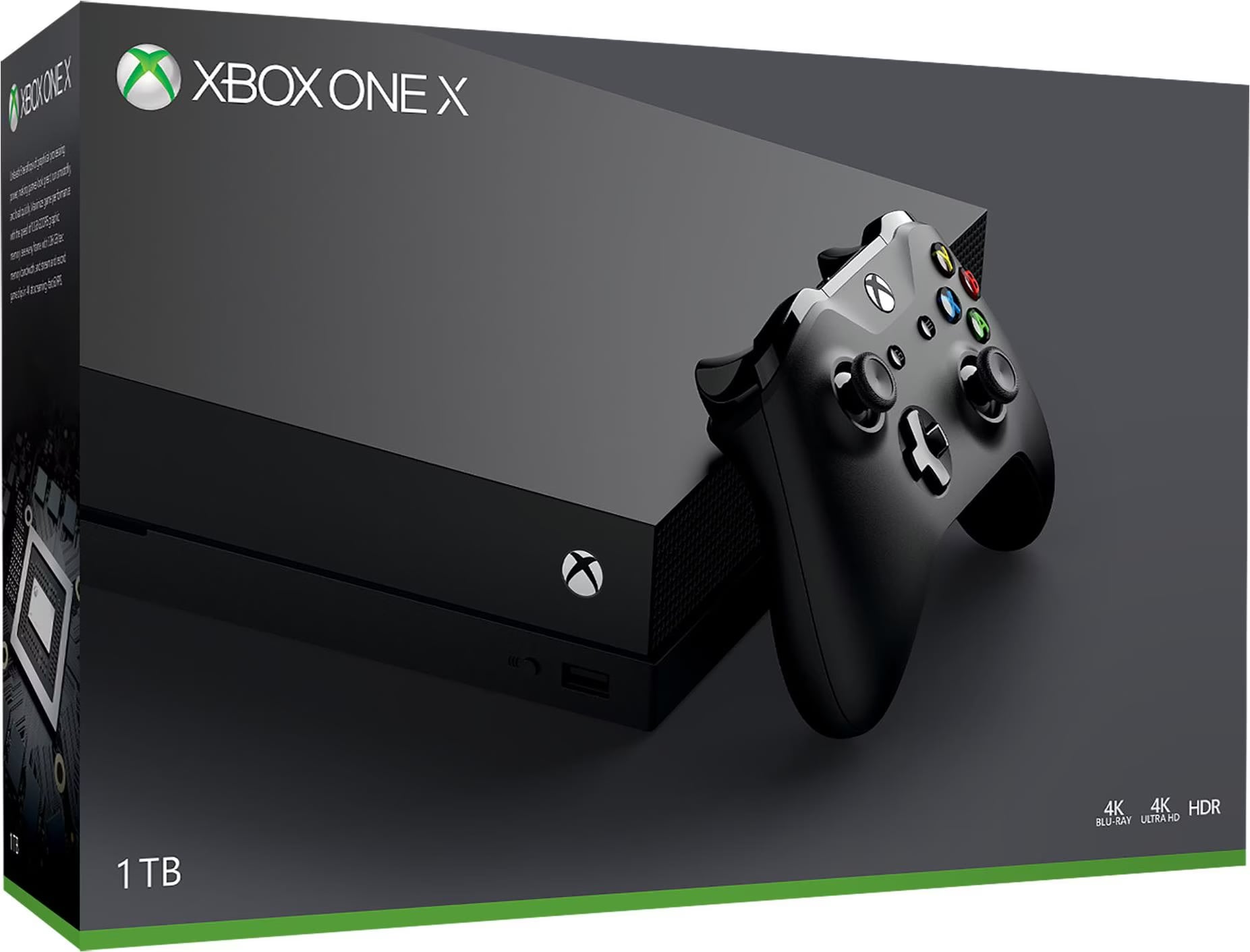Nintendo Switch Microsoft Xbox One X XBOX ONE X Pre-Owned Microsoft Xbox One X 1TB Gaming Console Black with