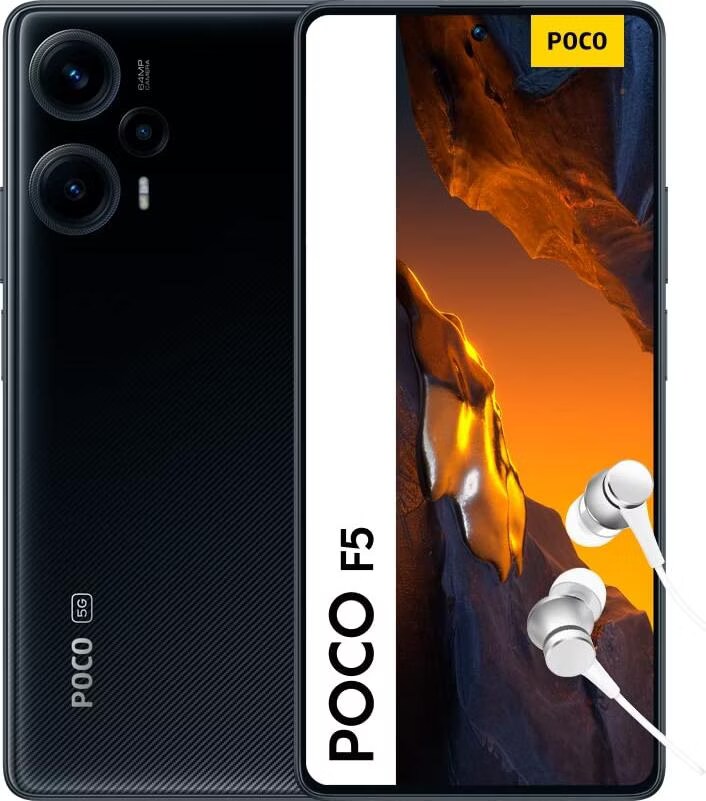 POCO F5 5G ブラック RAM12GB.256GB Xiaomi Poco F5 5G Dual SIM Black 256GB and 8GB RAM (6941812737606