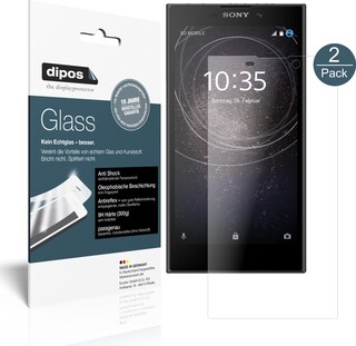 2x Pellicola Protettiva Antiriflesso Dipos Per Sony Xperia L2, Opaca Anti-impronte, Made In Germany