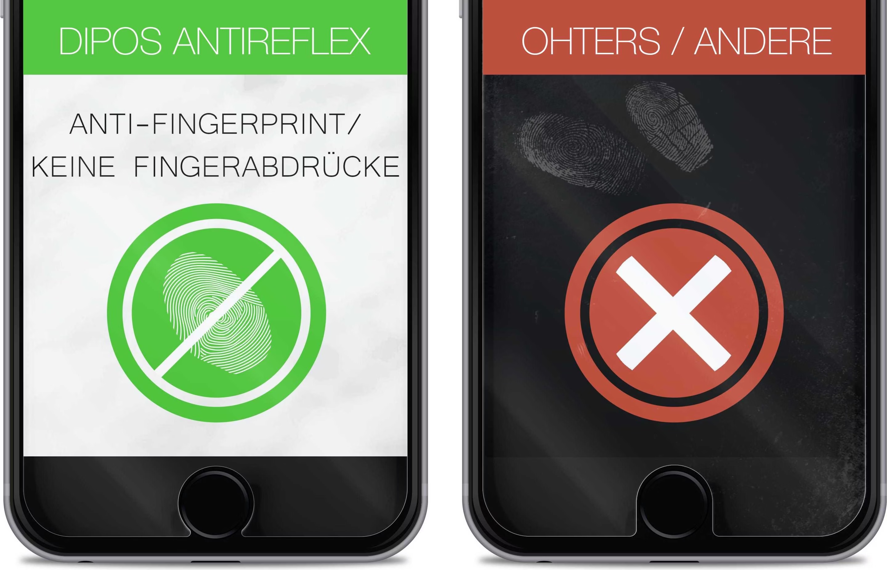 Dipos Pellicola Protettiva Antiriflesso Per HiSense A5 - Protezione Schermo Opaca Anti-Impronta - Made In Germany (2 Pezzi)