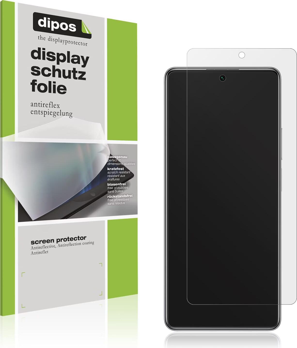 Dipos 2 Pellicole Protettive Crystalclear Per Xiaomi Mi A2 – Made In Germany, Taglio Laser, Invisibili - 4